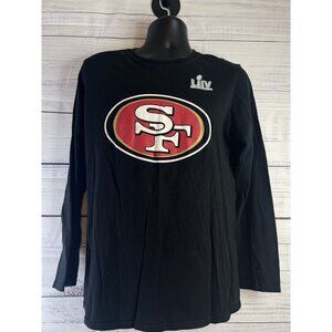 San Francisco 49ers Men Shirt M Logo Long Sleeve Tee Superbowl 97 Bosa